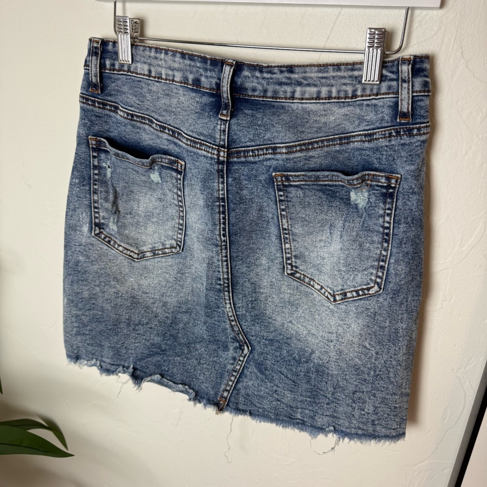 Stretch Denim Skirt - Picture 8 of 9
